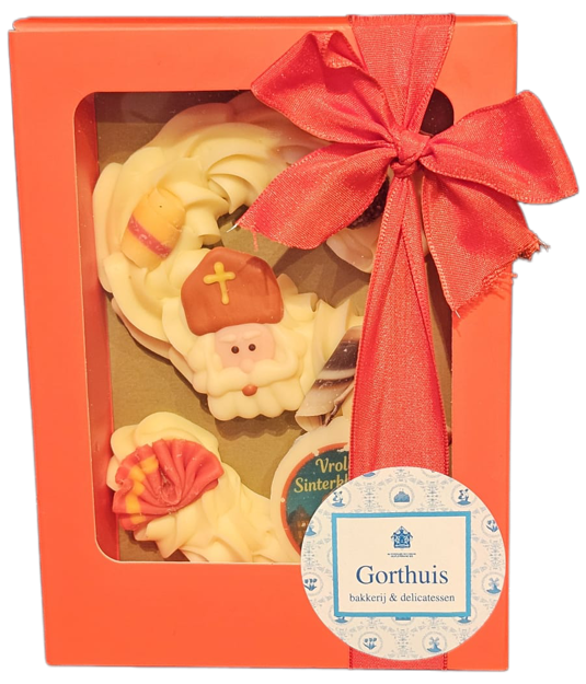 Afbeelding van Chocoladeletter S 250 gram WIT